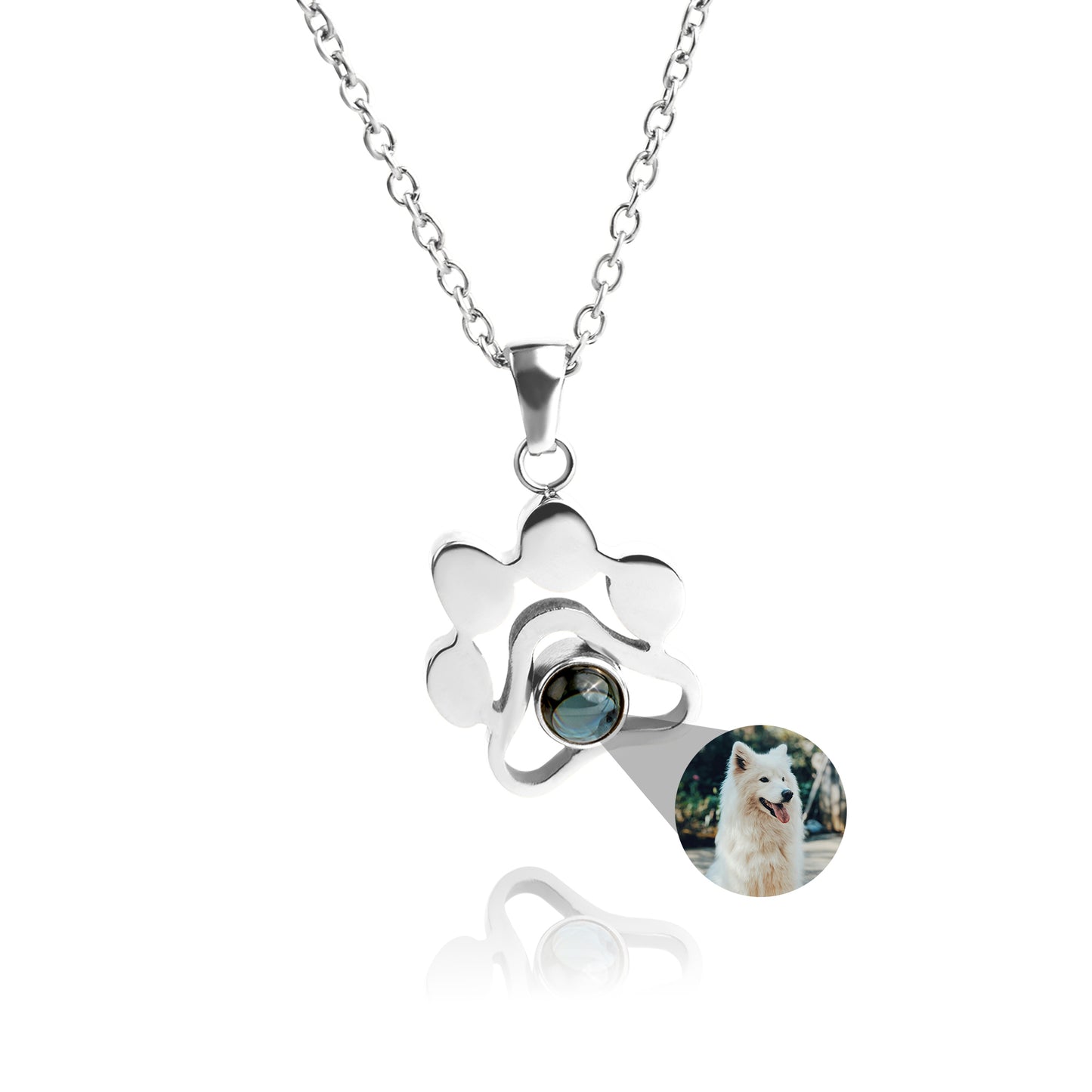 Personalised photo necklace - Paw
