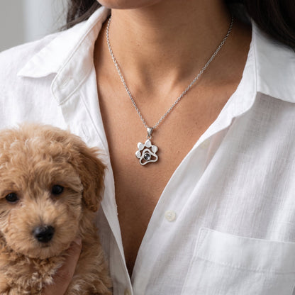 Personalised photo necklace - Paw