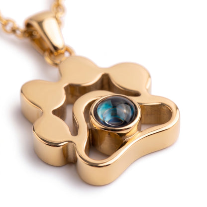 Personalised photo necklace - Paw