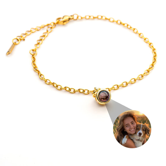 Personalised photo bracelet with your photo - delicate