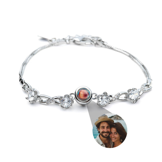 Personalised photo bracelet with your photo - Eternal love