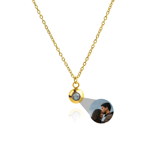 Personalised photo necklace - delicate