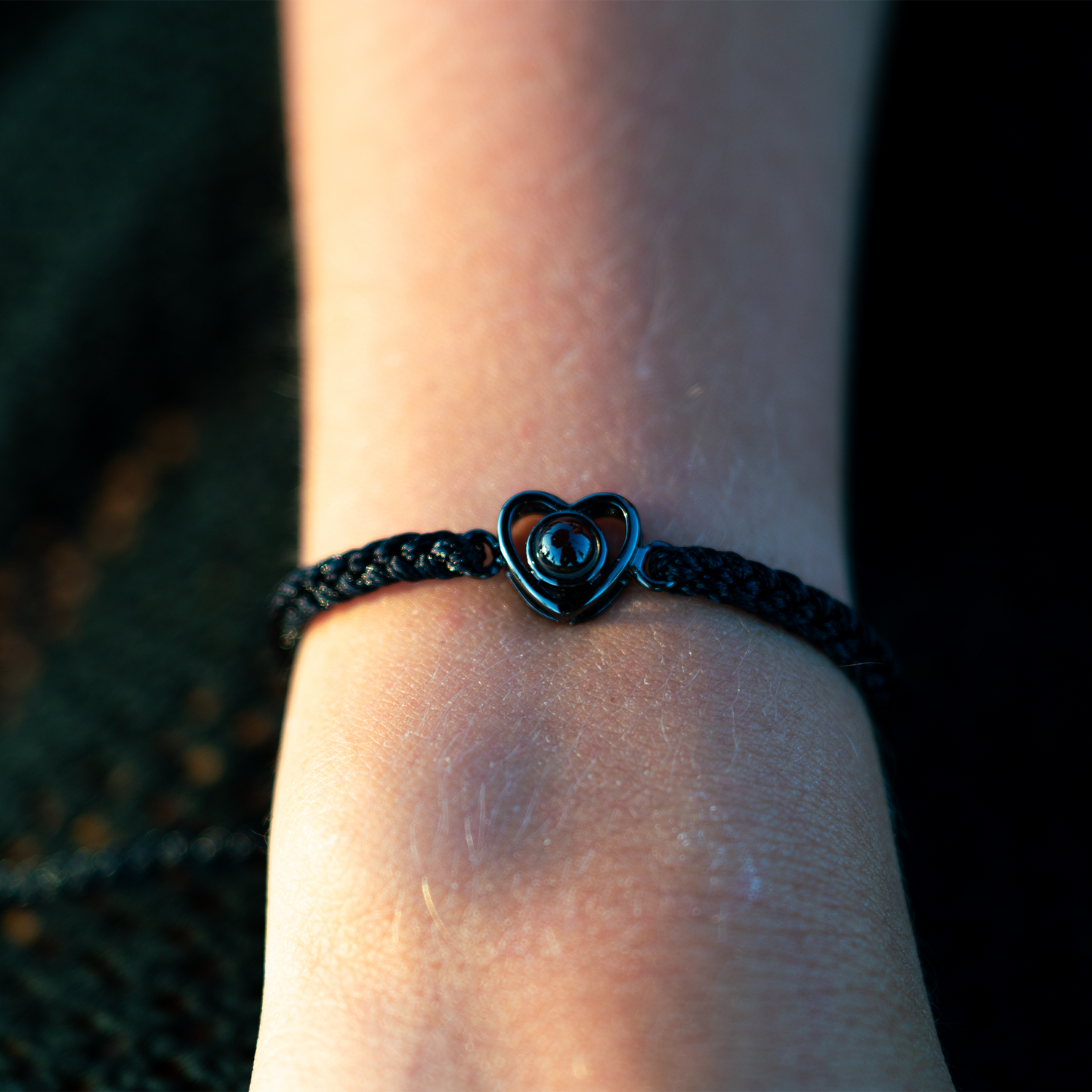Personalised photo bracelet with your photo - Heart