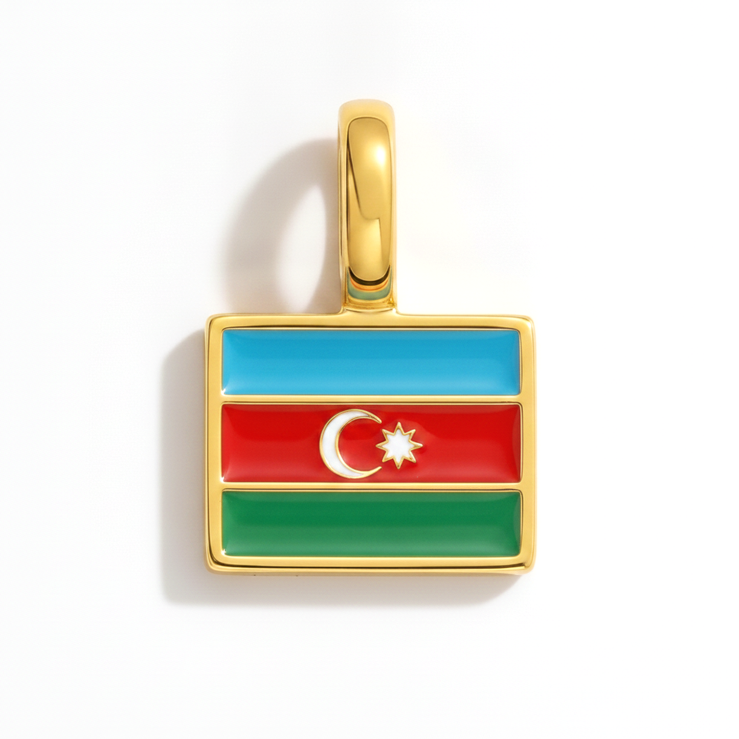 Charm azerbaijan – square gold