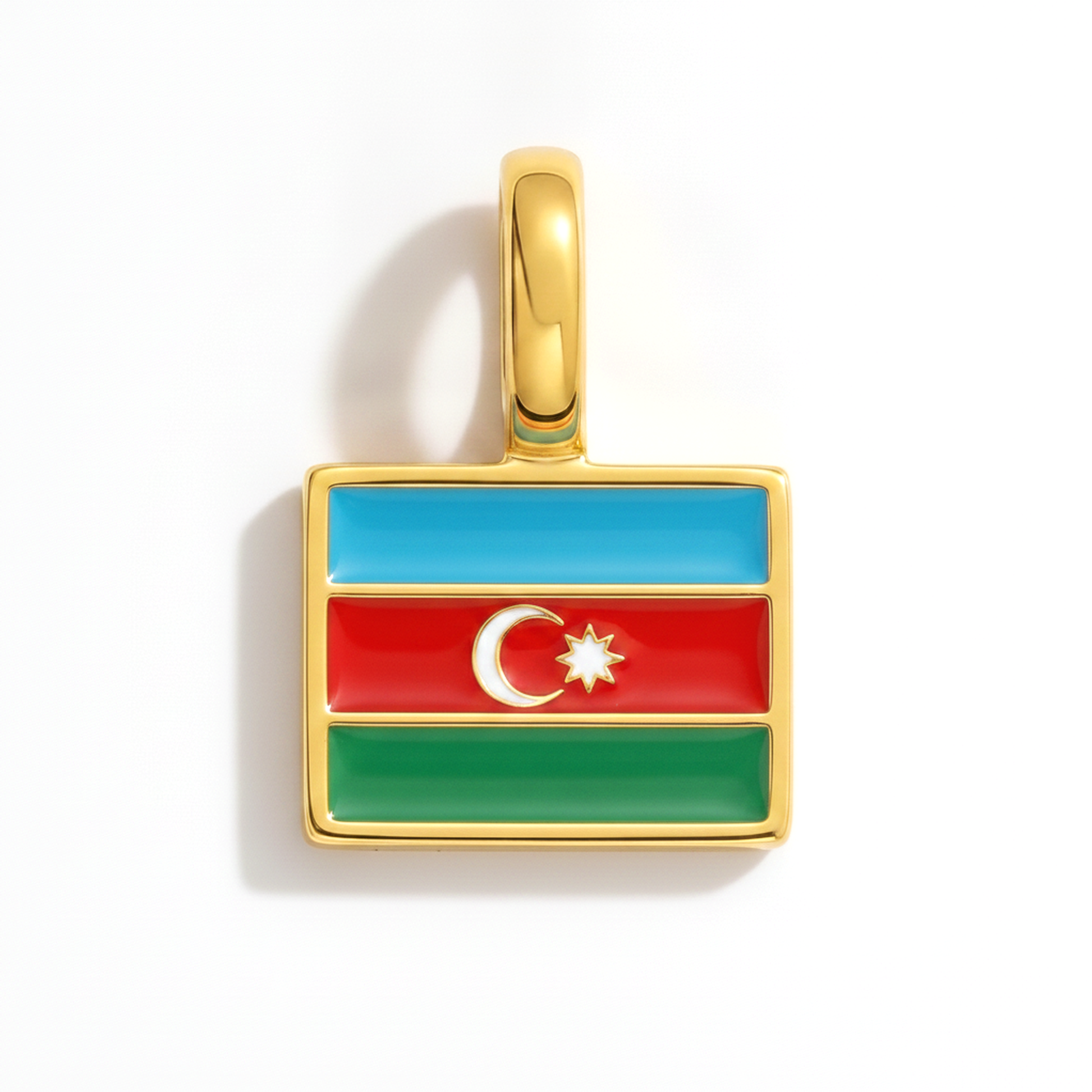 Charm azerbaijan – square gold