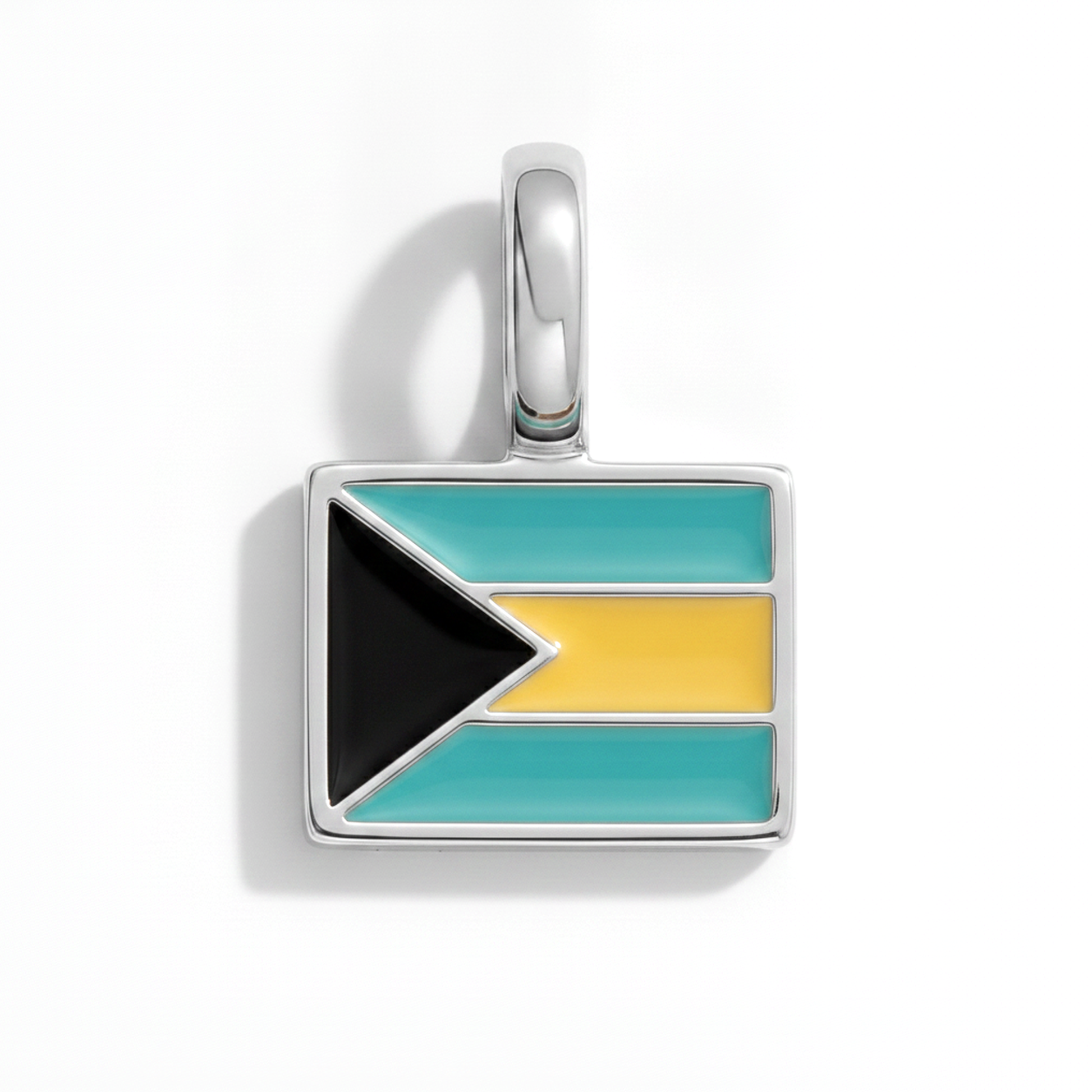 Charm bahamas – square silver