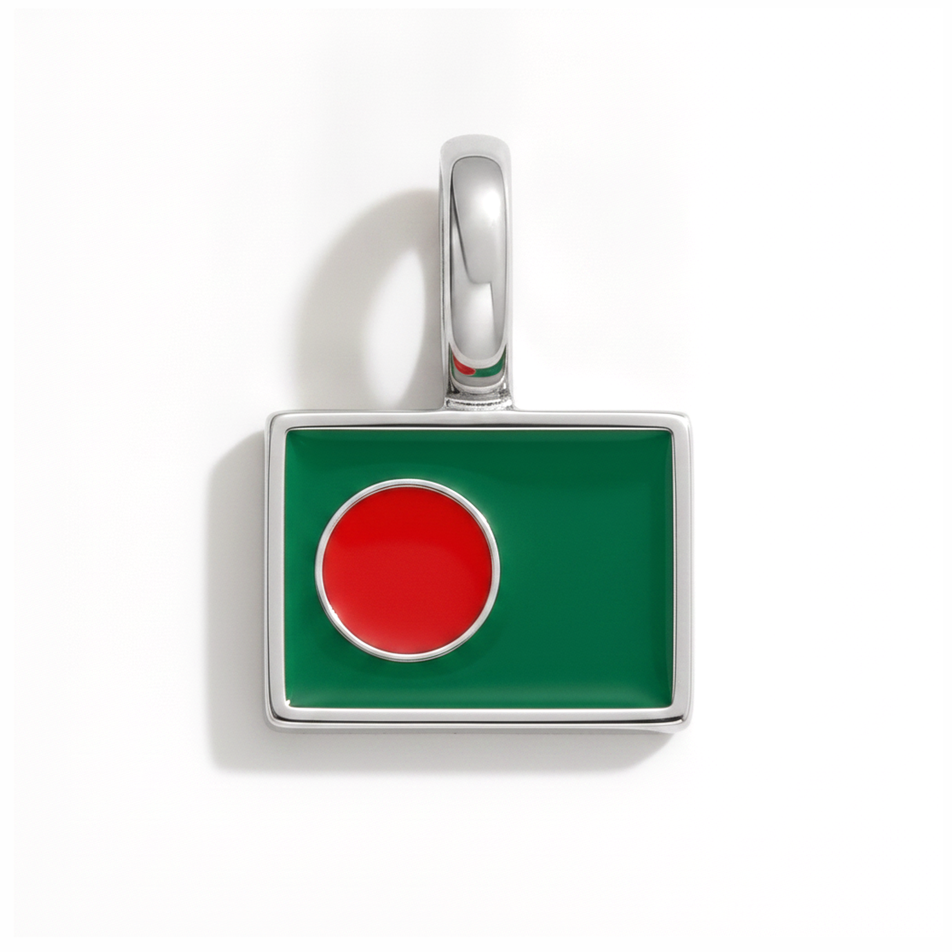 Charm bangladesh – square silver