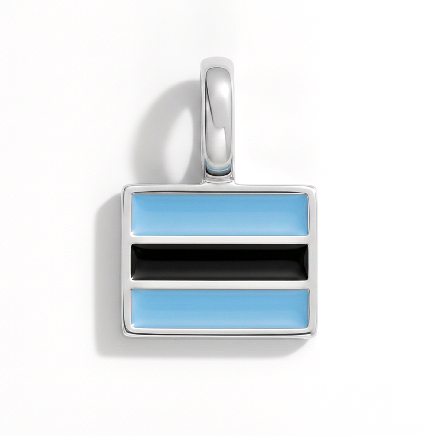 Charm botswana – square silver