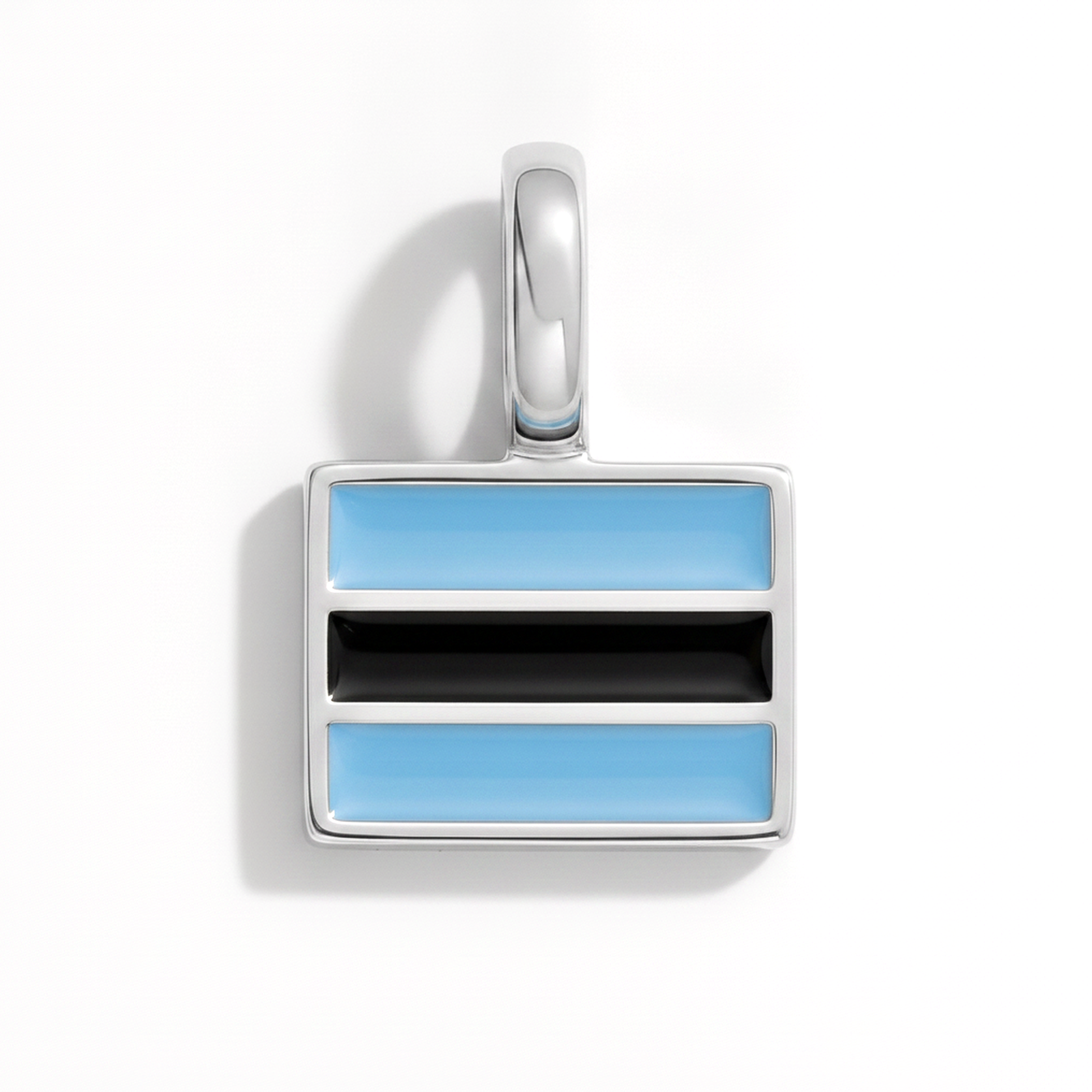 Charm botswana – square silver
