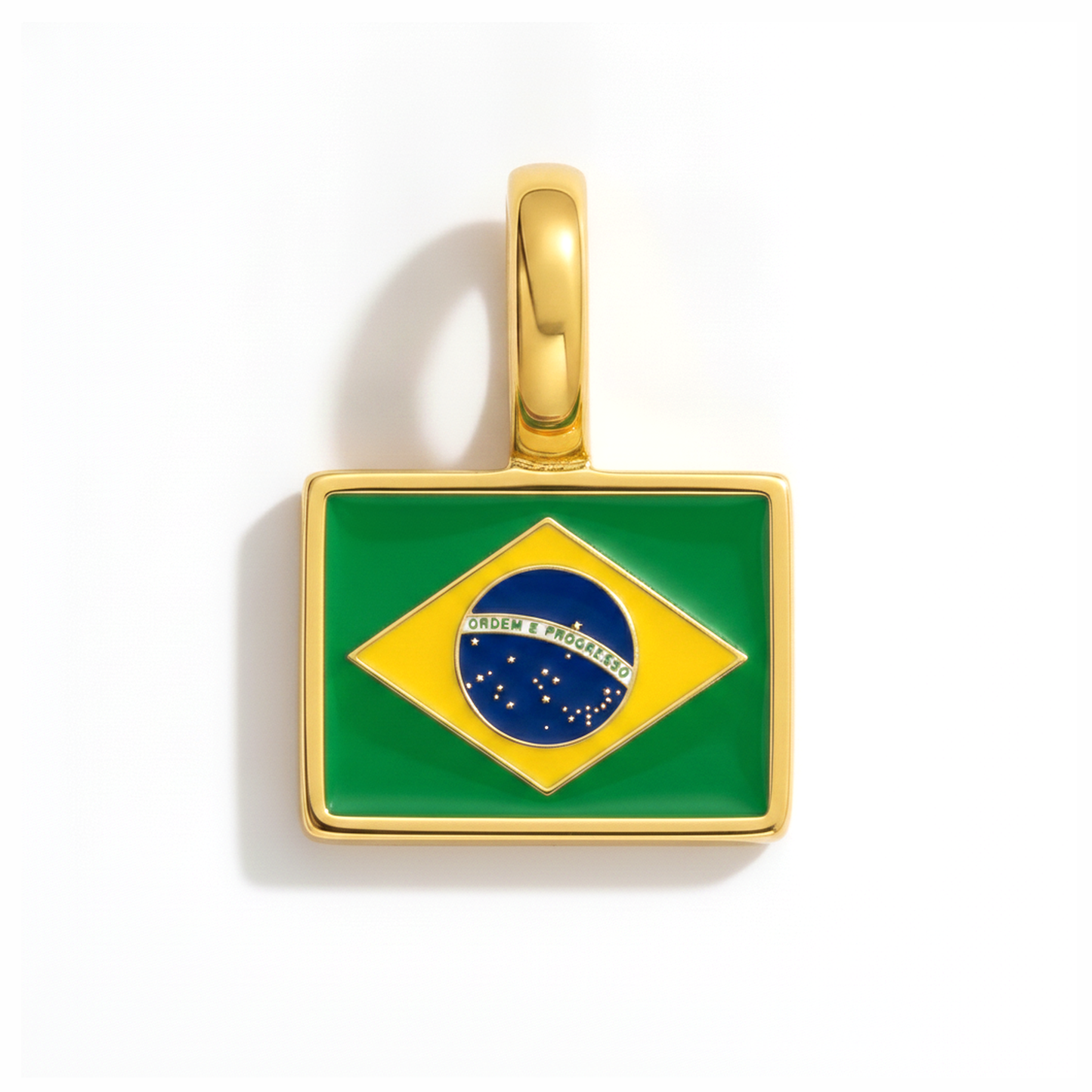 Charm brazil – square gold