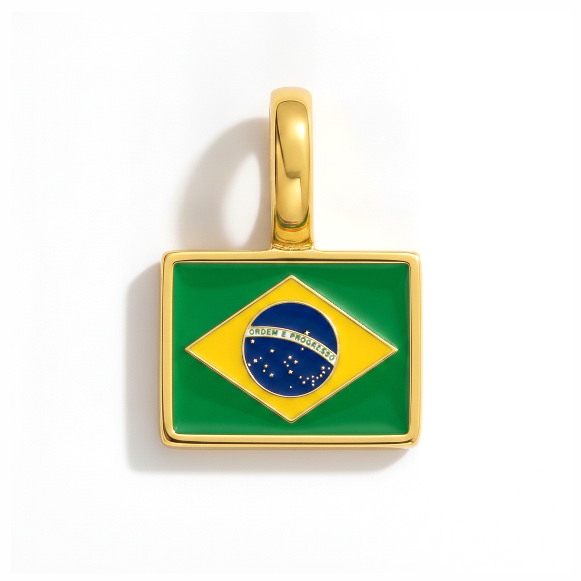 Charm brazil – square gold