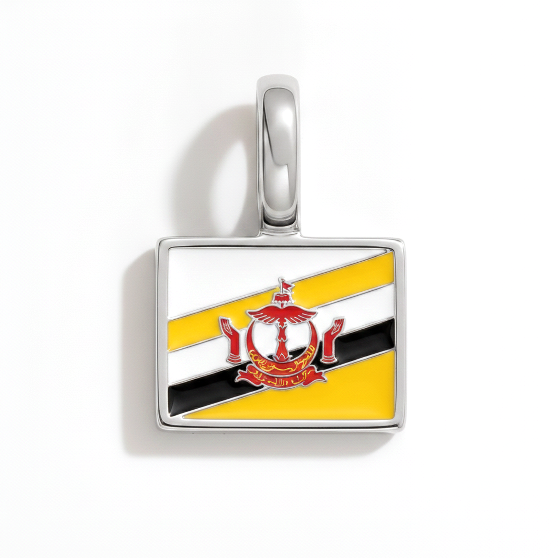 Charm brunei – square silver