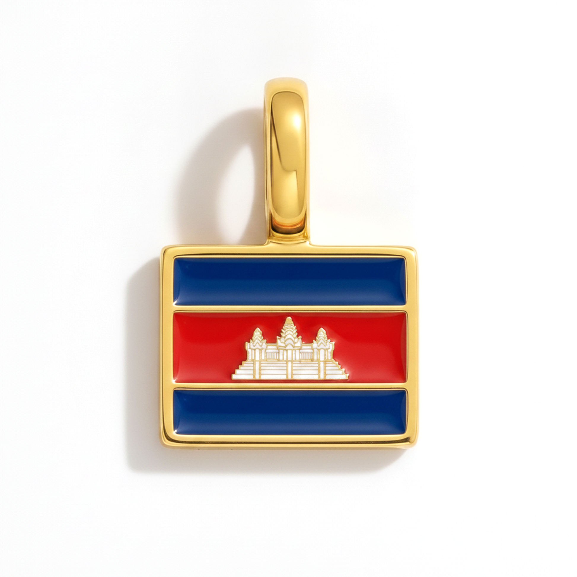 Charm cambodia – square gold