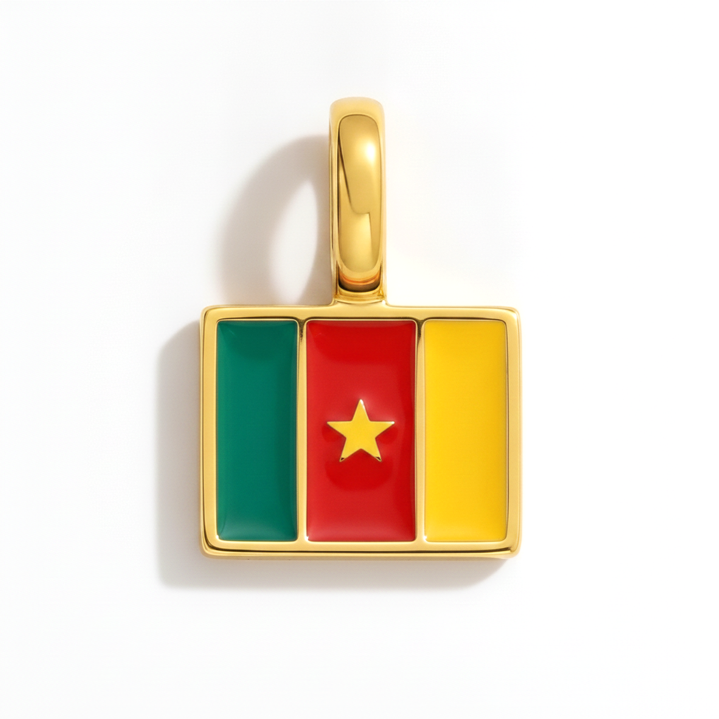 Charm cameroon – square gold