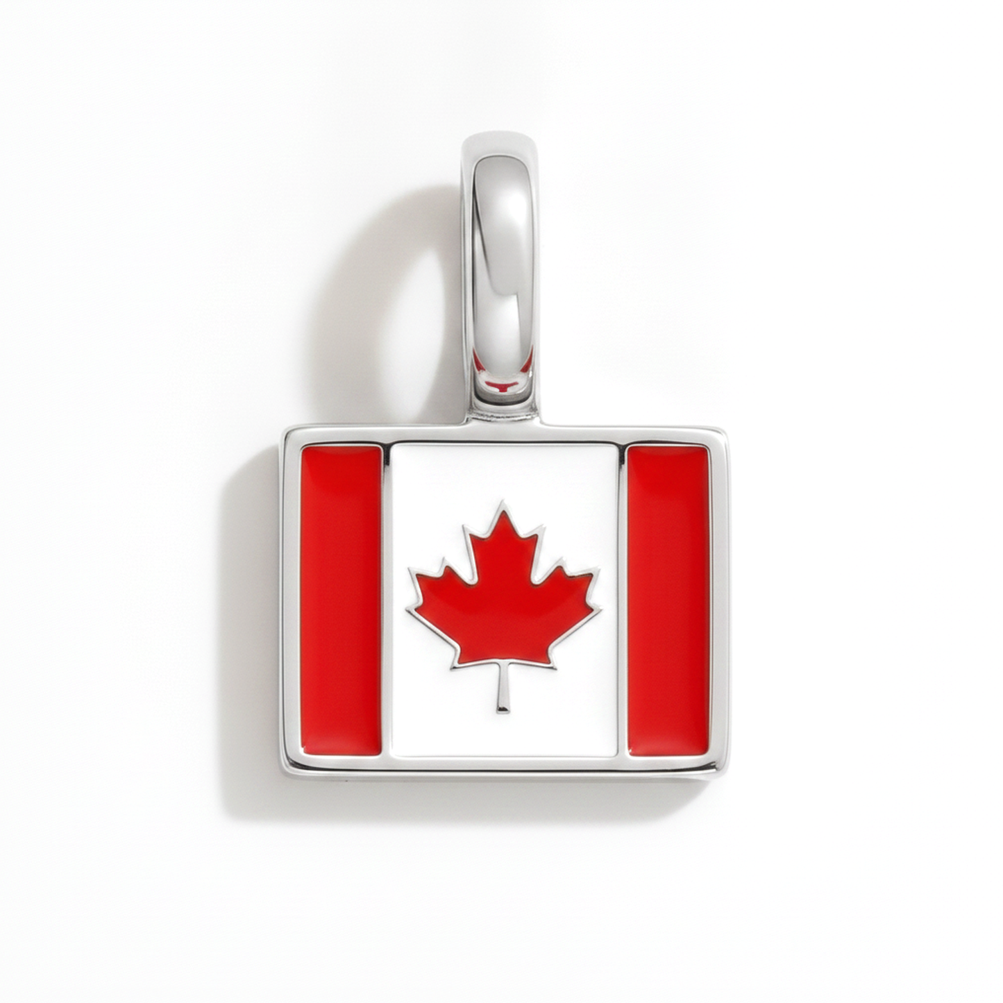 Charm canada – square silver