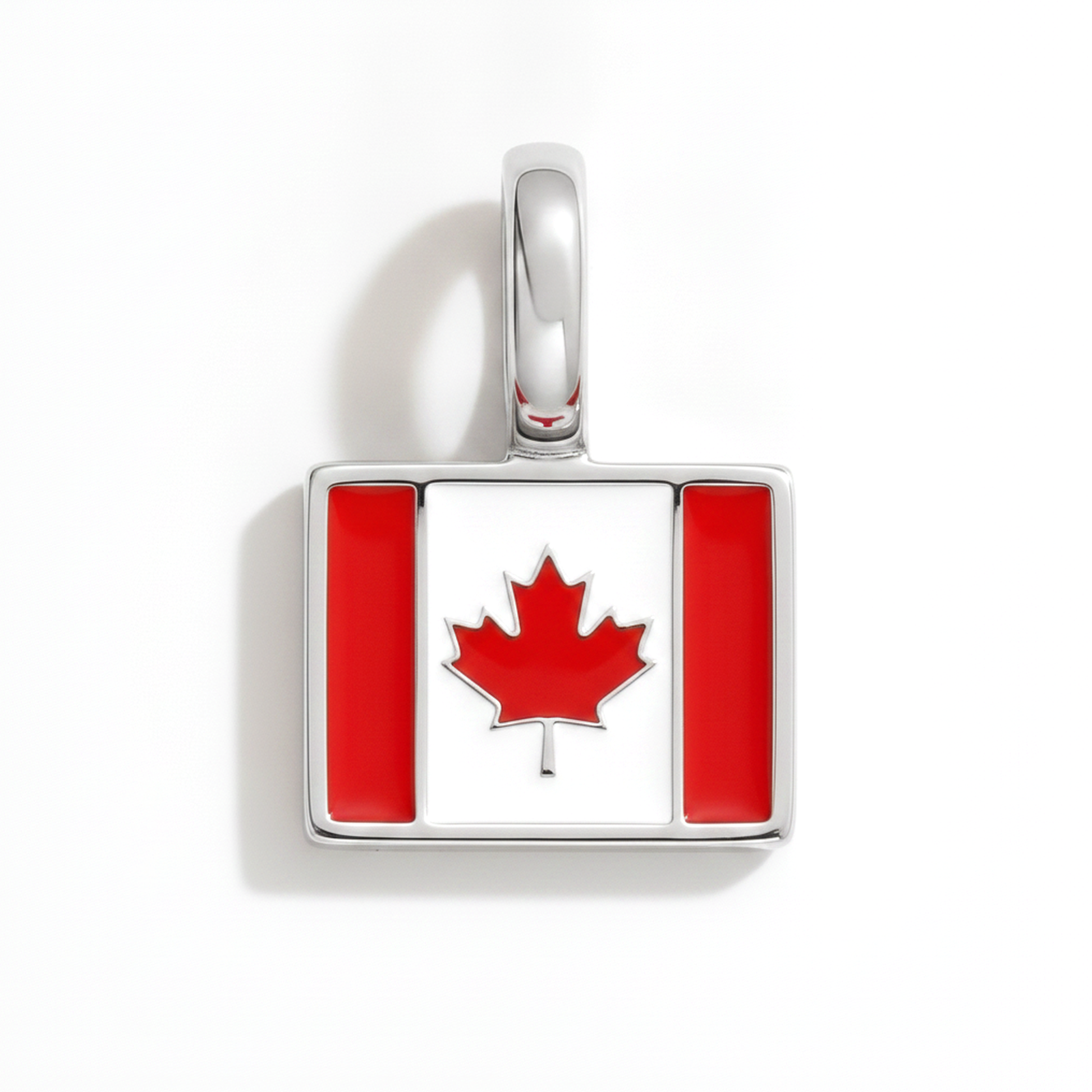Charm canada – square silver
