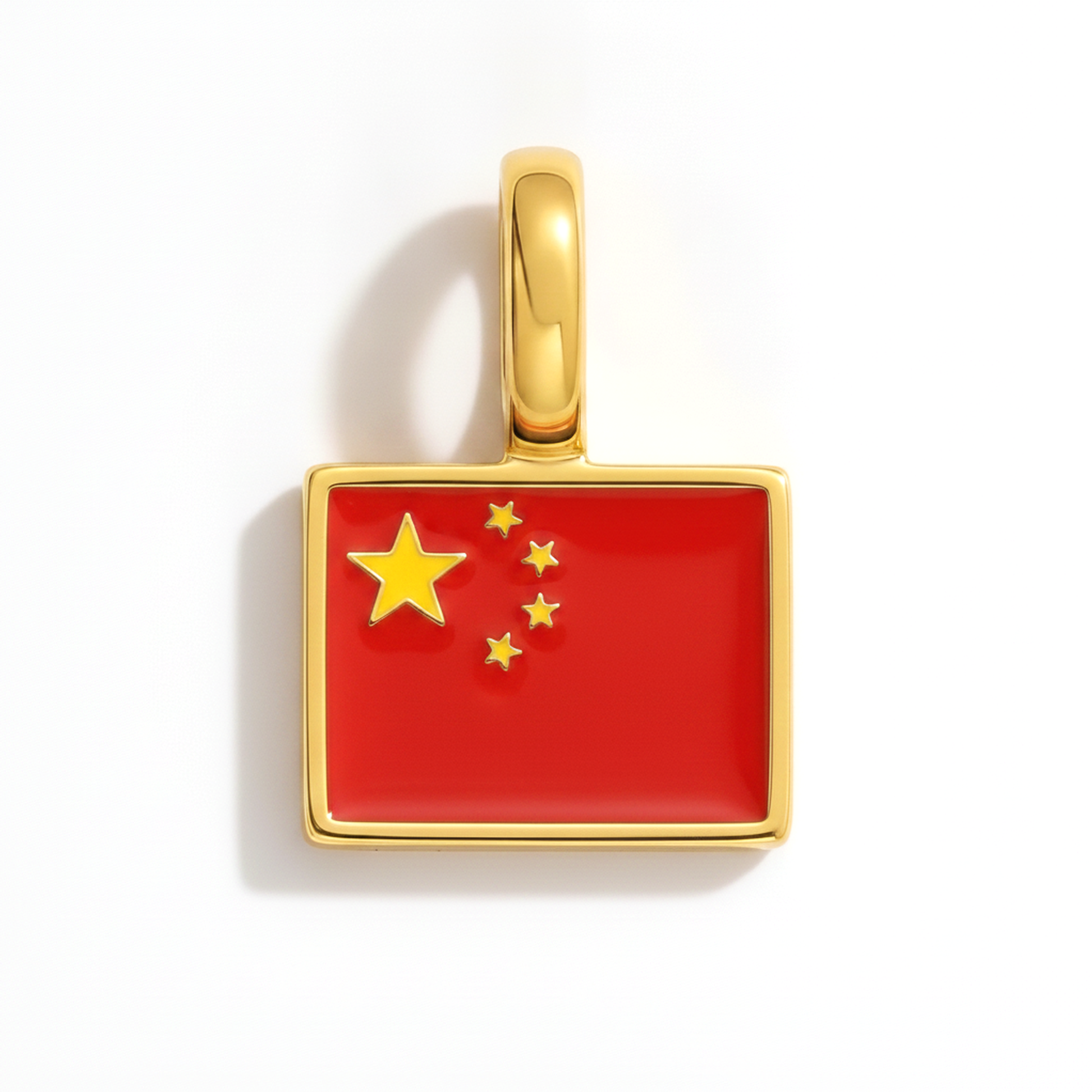 Charm china – square gold