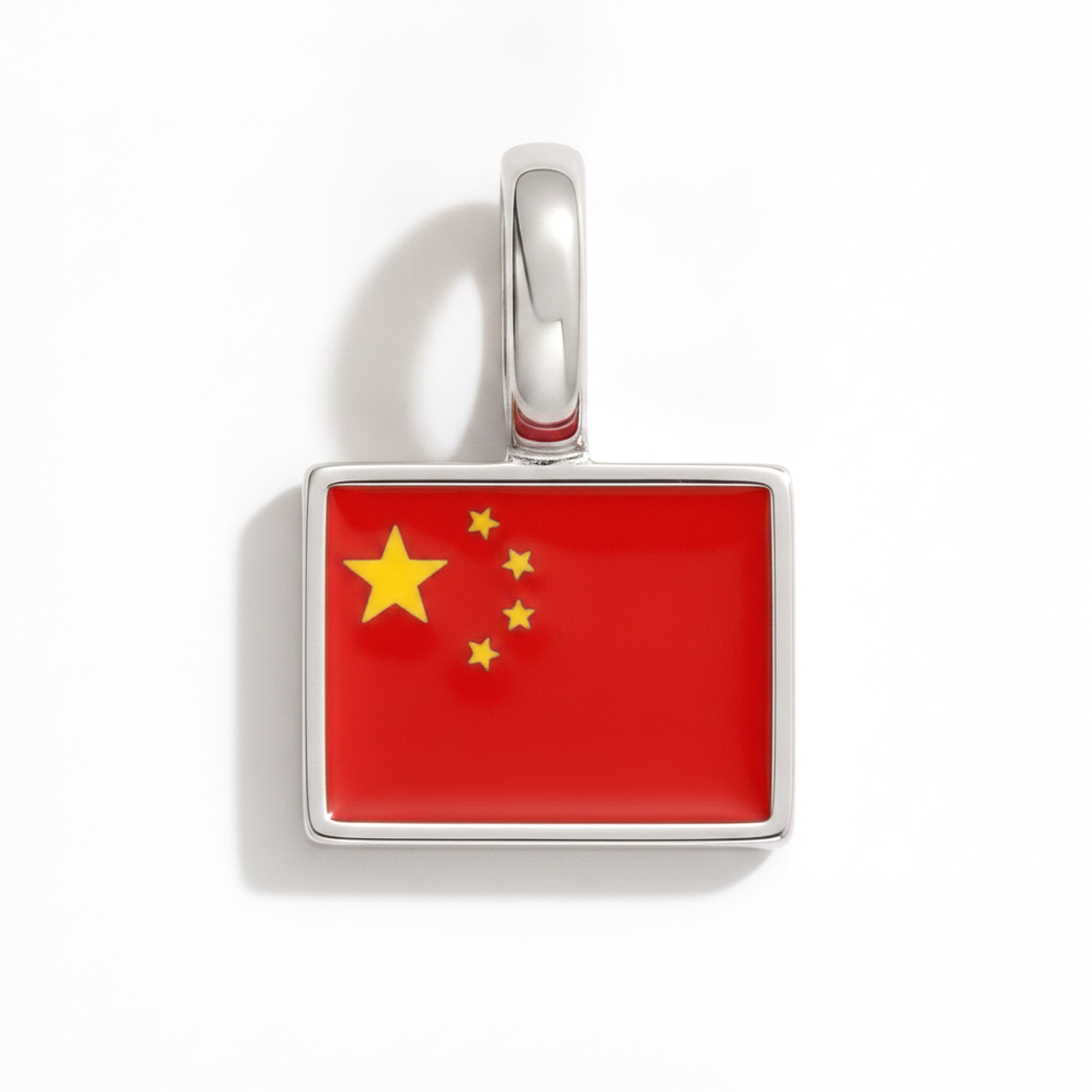 Charm china – square silver