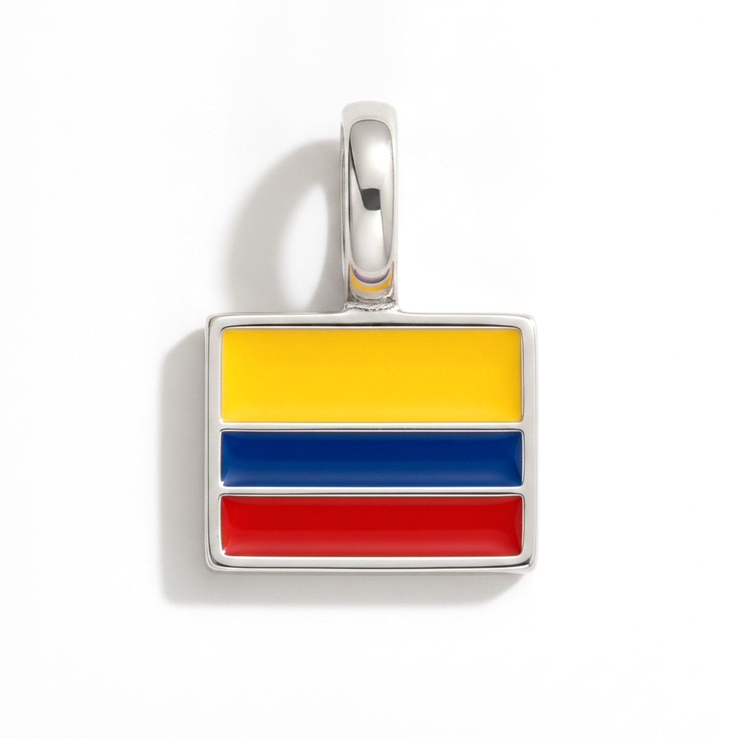 Charm colombia – square silver