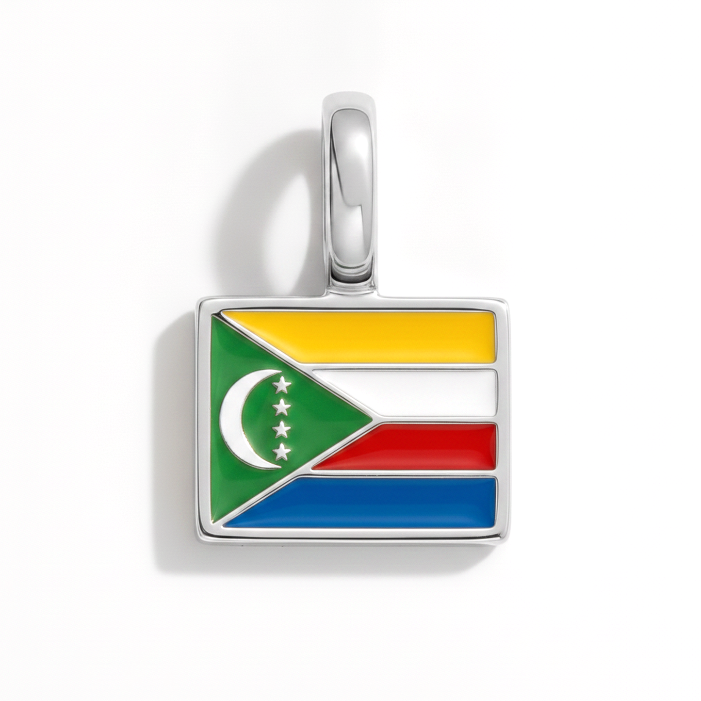 Charm comoros – square silver