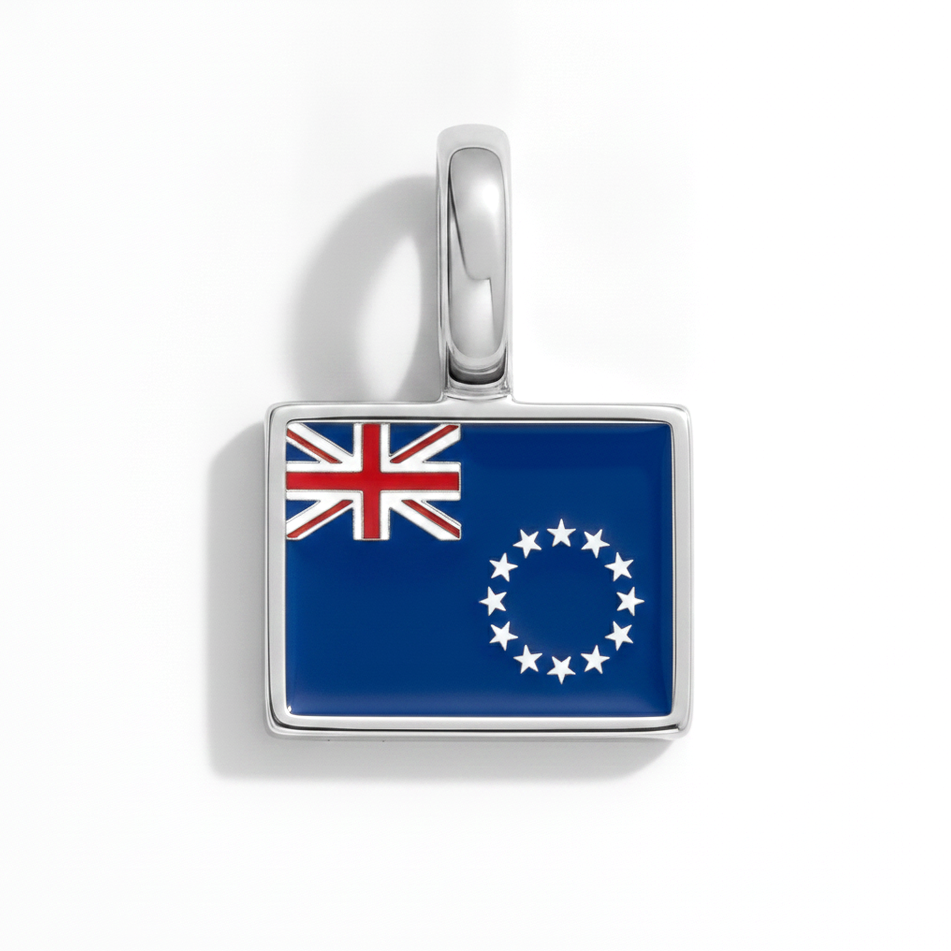 Charm cookislands – square silver