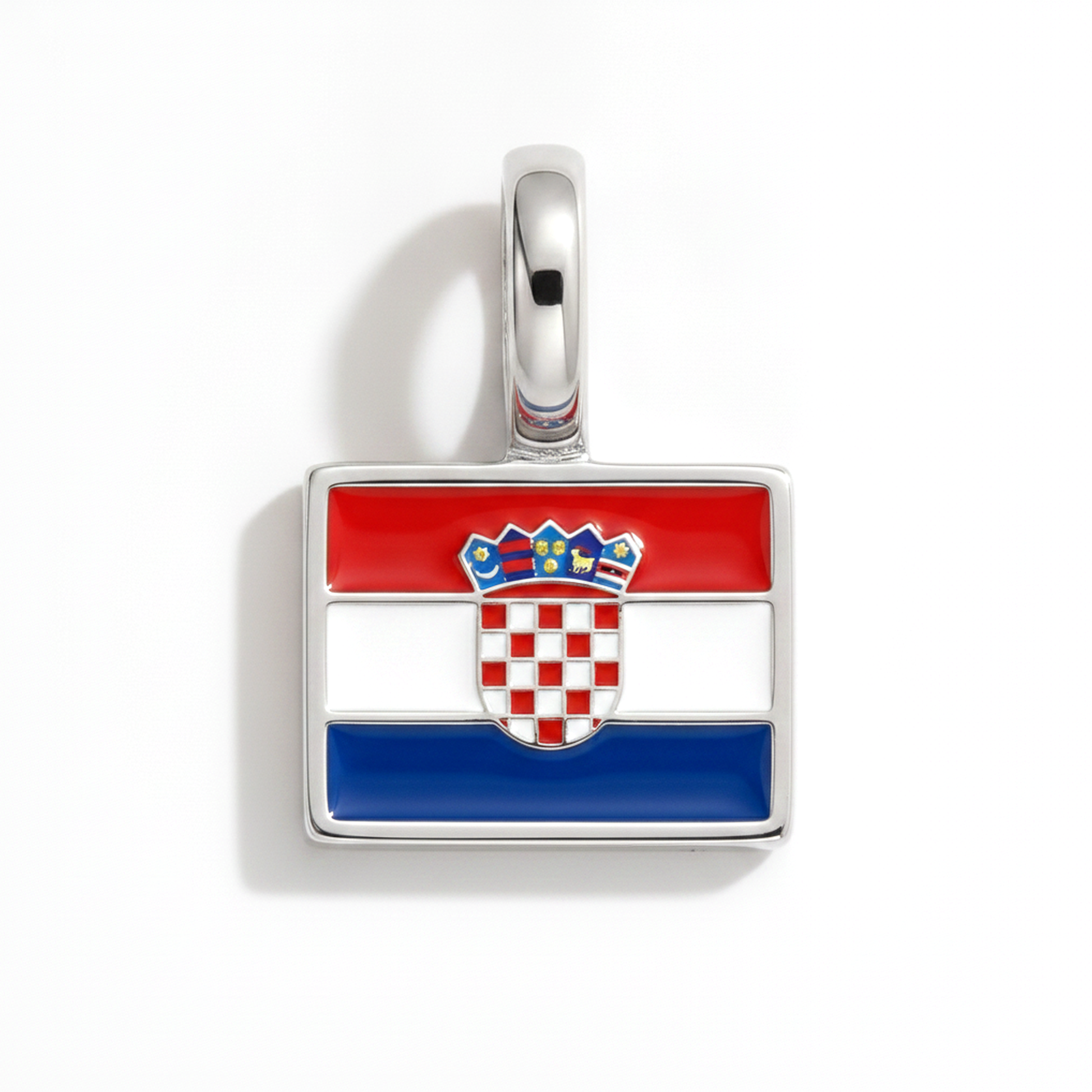 Charm croatia – square silver