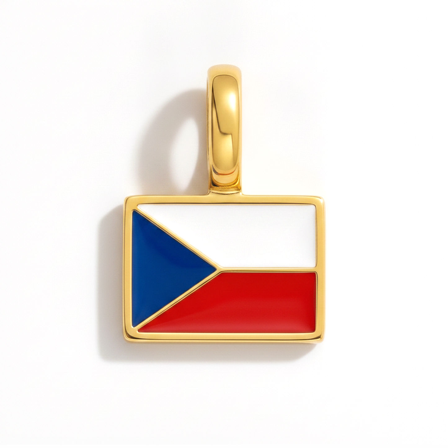 Charm czechrepublic – square gold