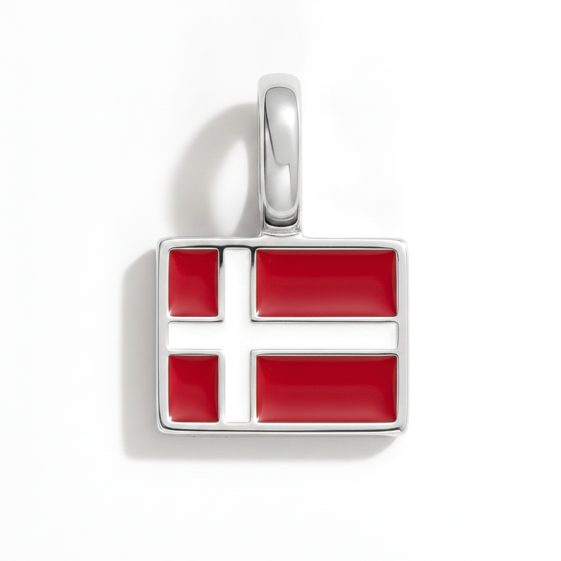 Charm denmark – square silver