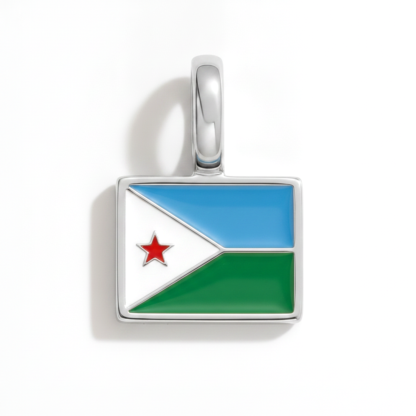 Charm djibouti – square silver