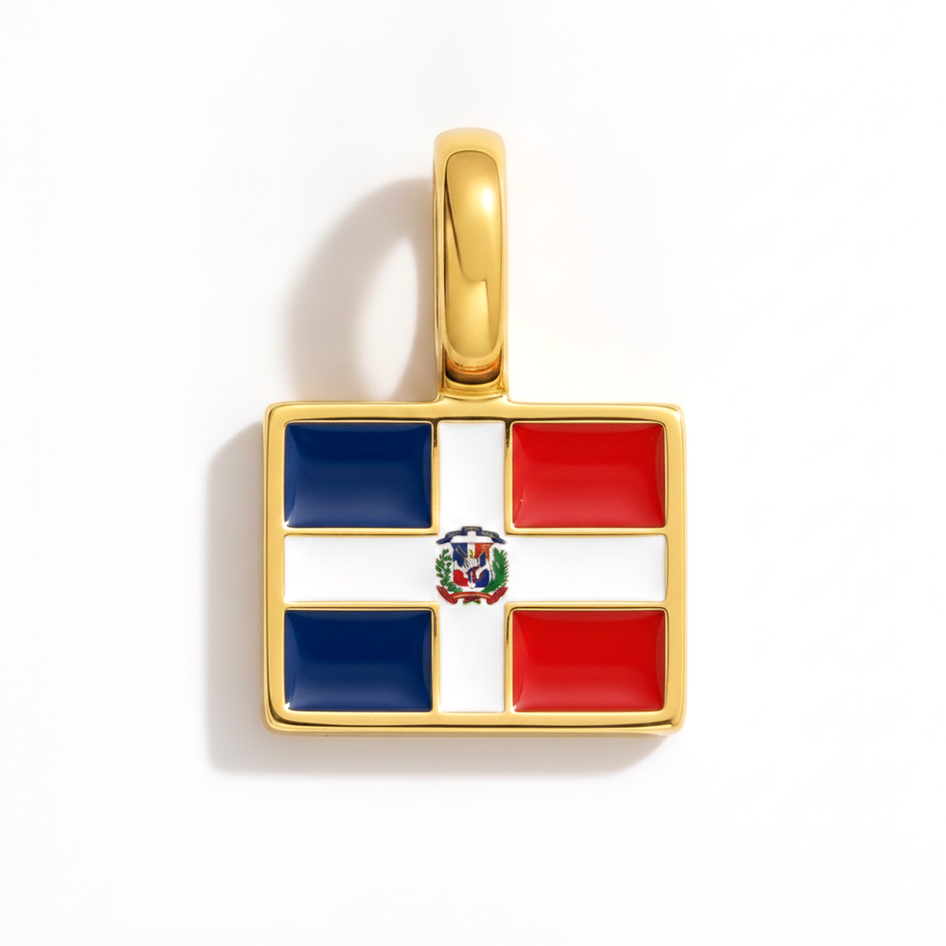 Charm dominicanrepublic – square gold