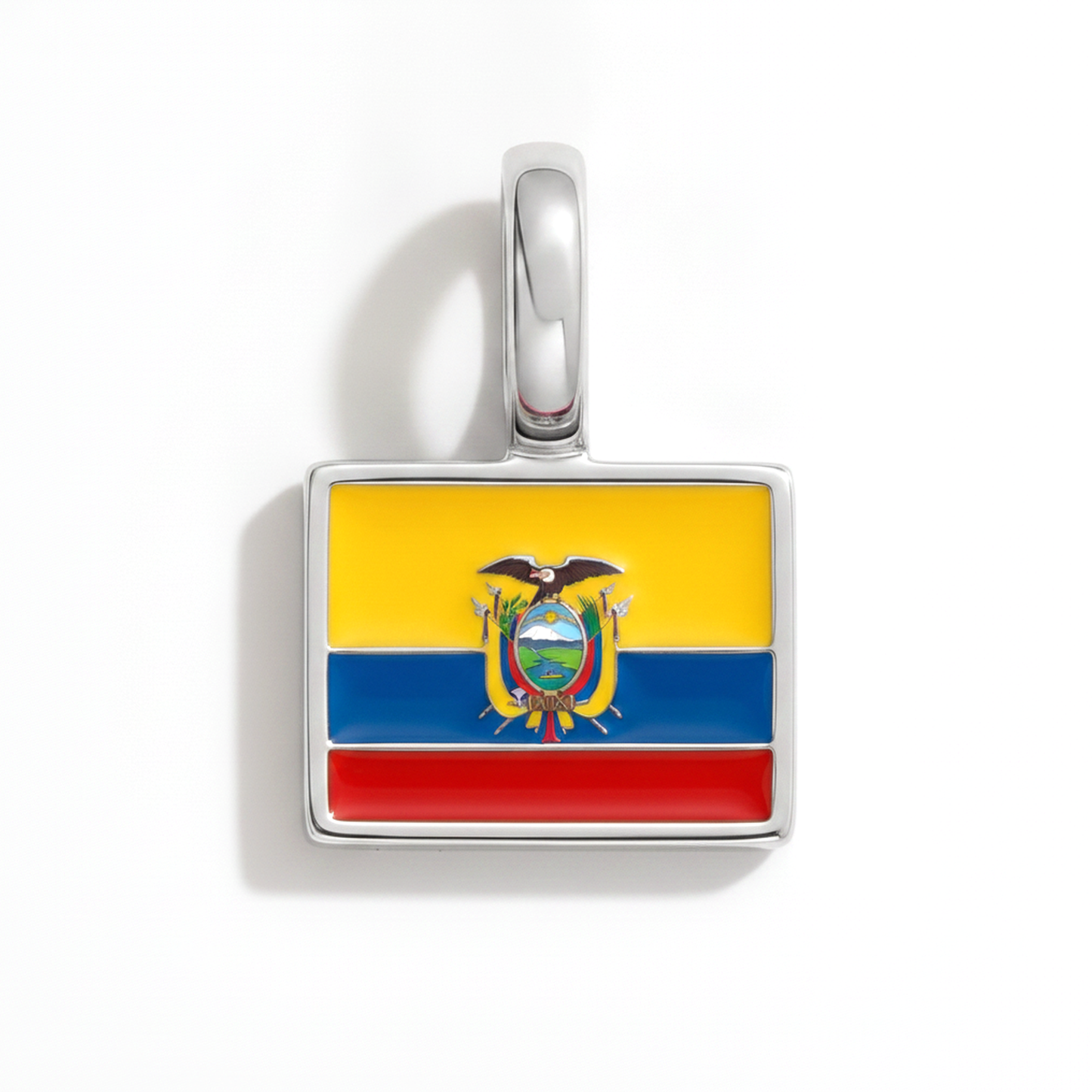 Charm ecuador – square silver