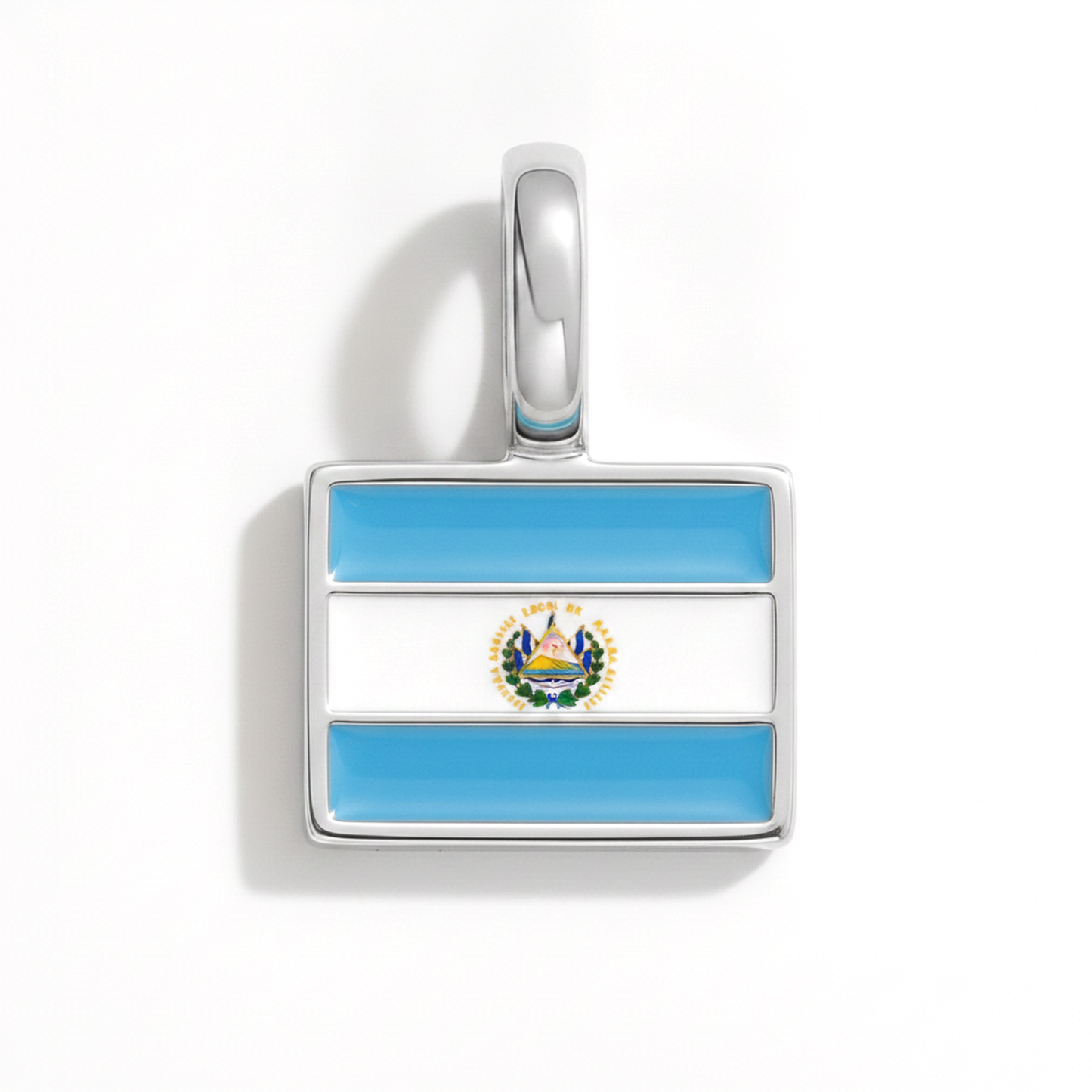 Charm elsalvador – square silver