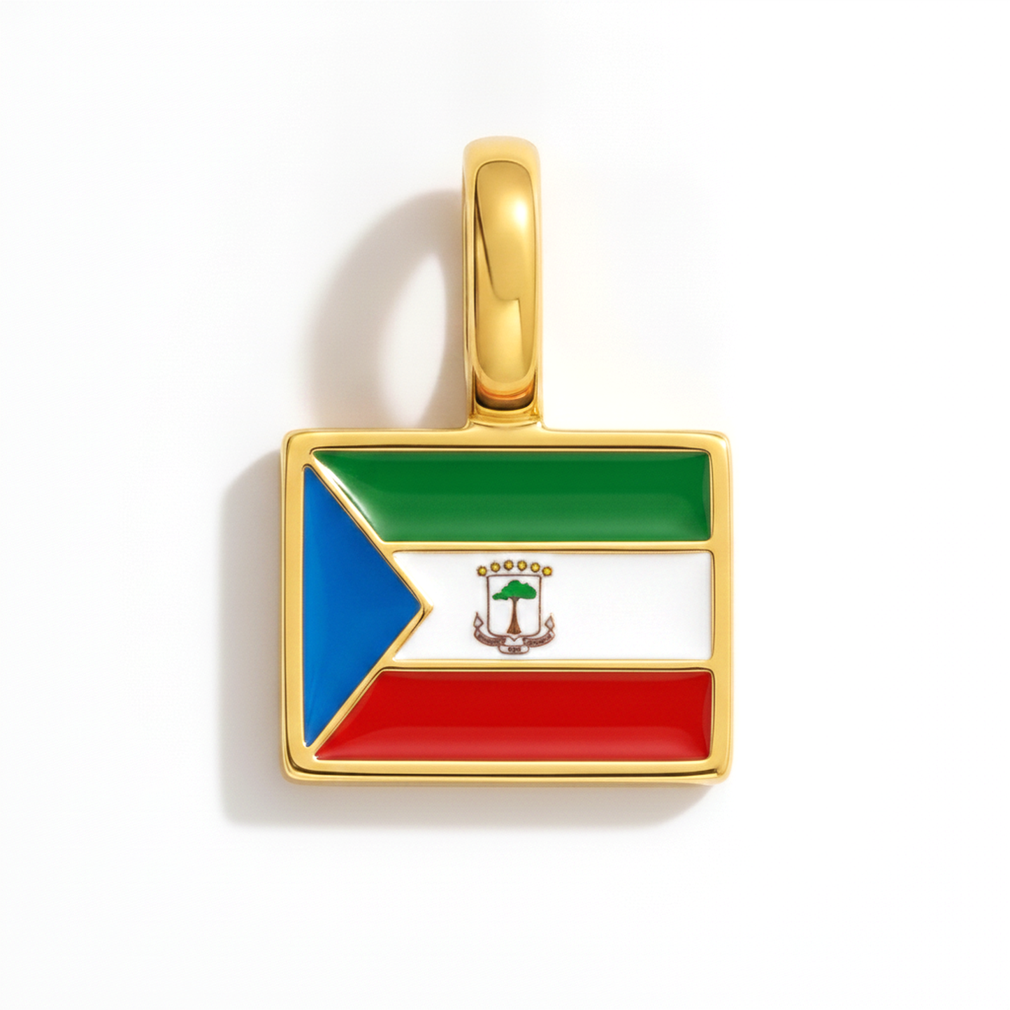 Charm equatorialguinea – square gold