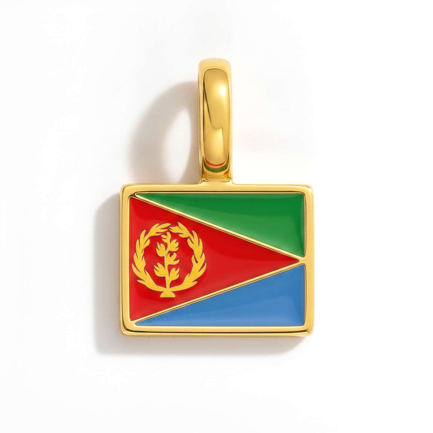 Charm eritrea – square gold