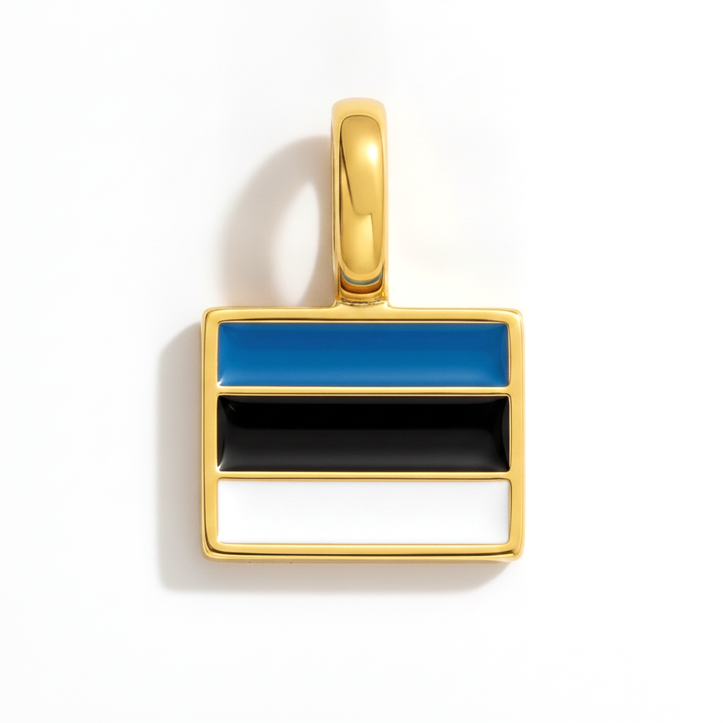 Charm estonia – square gold