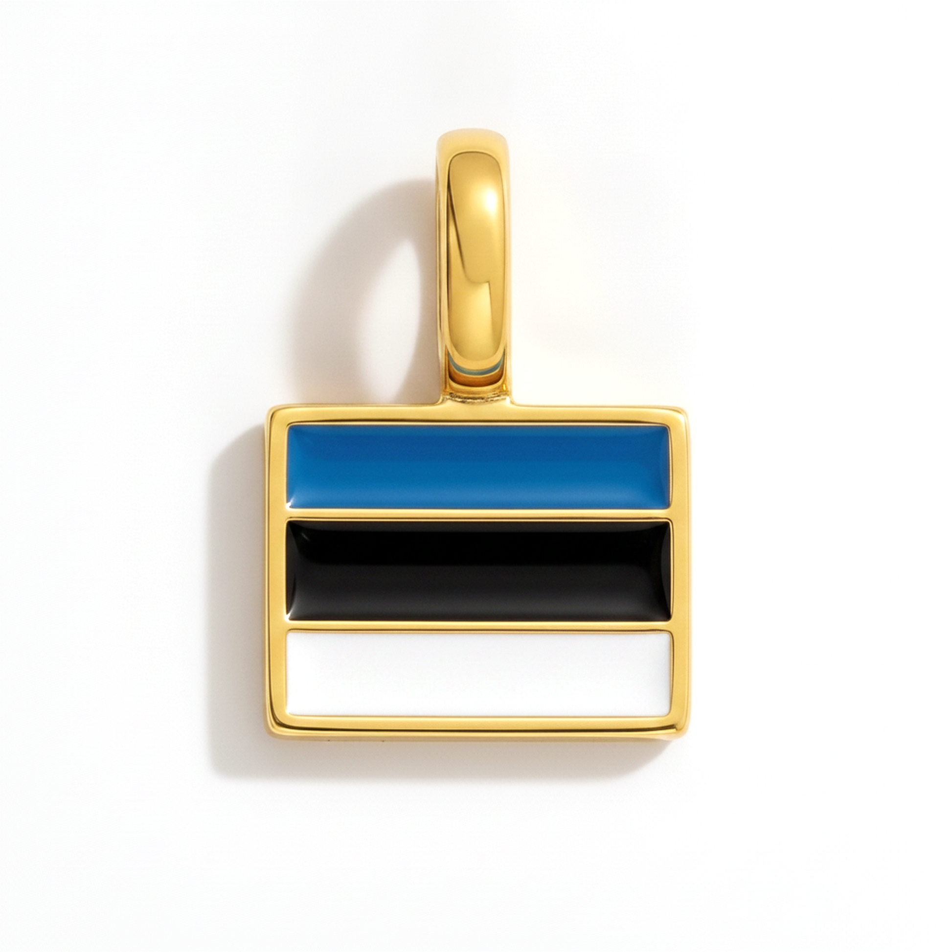Charm estonia – square gold