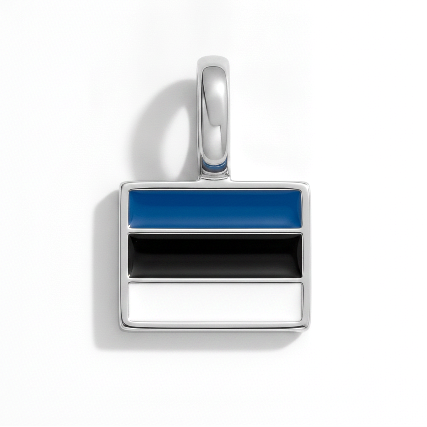 Charm estonia – square silver