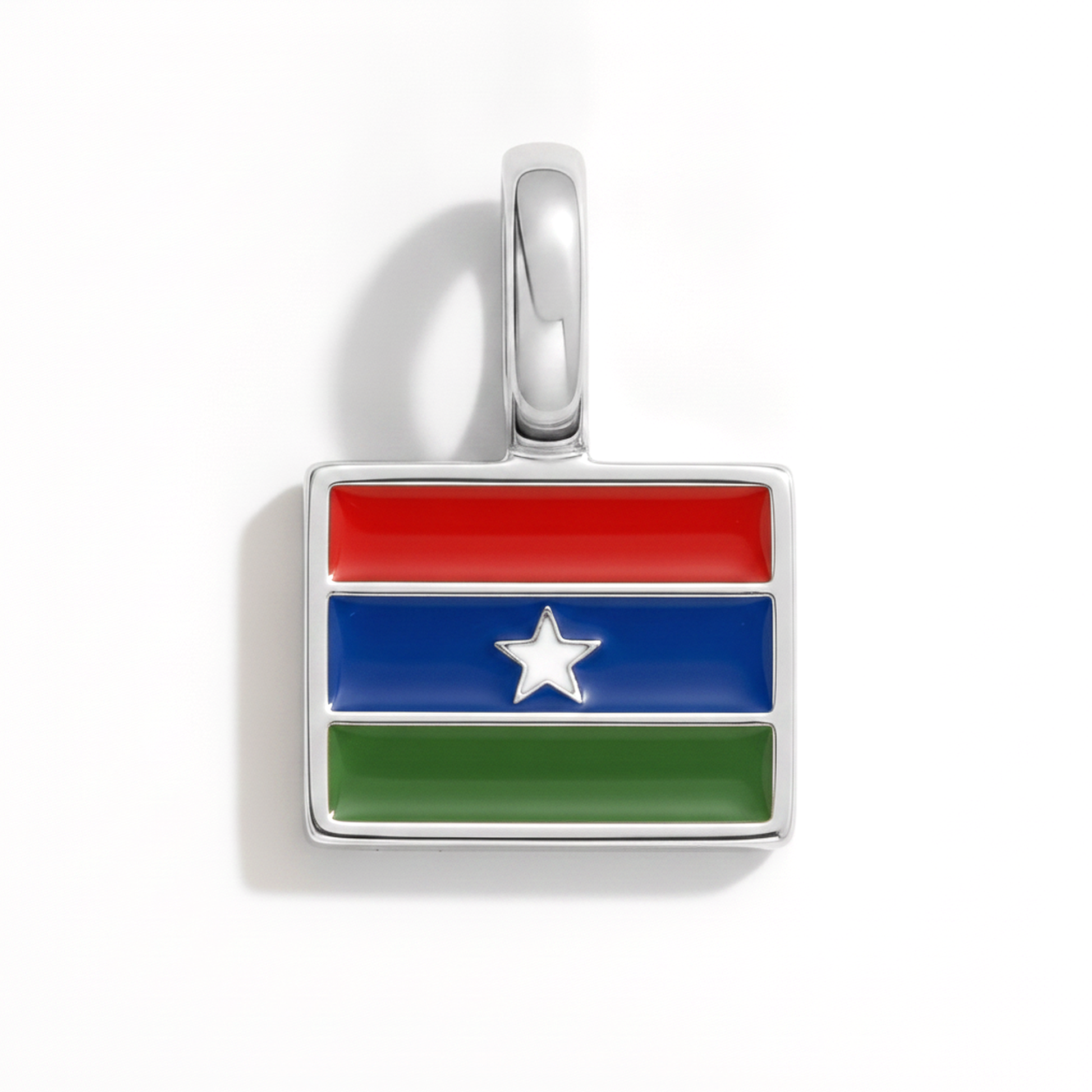 Charm gambia – square silver
