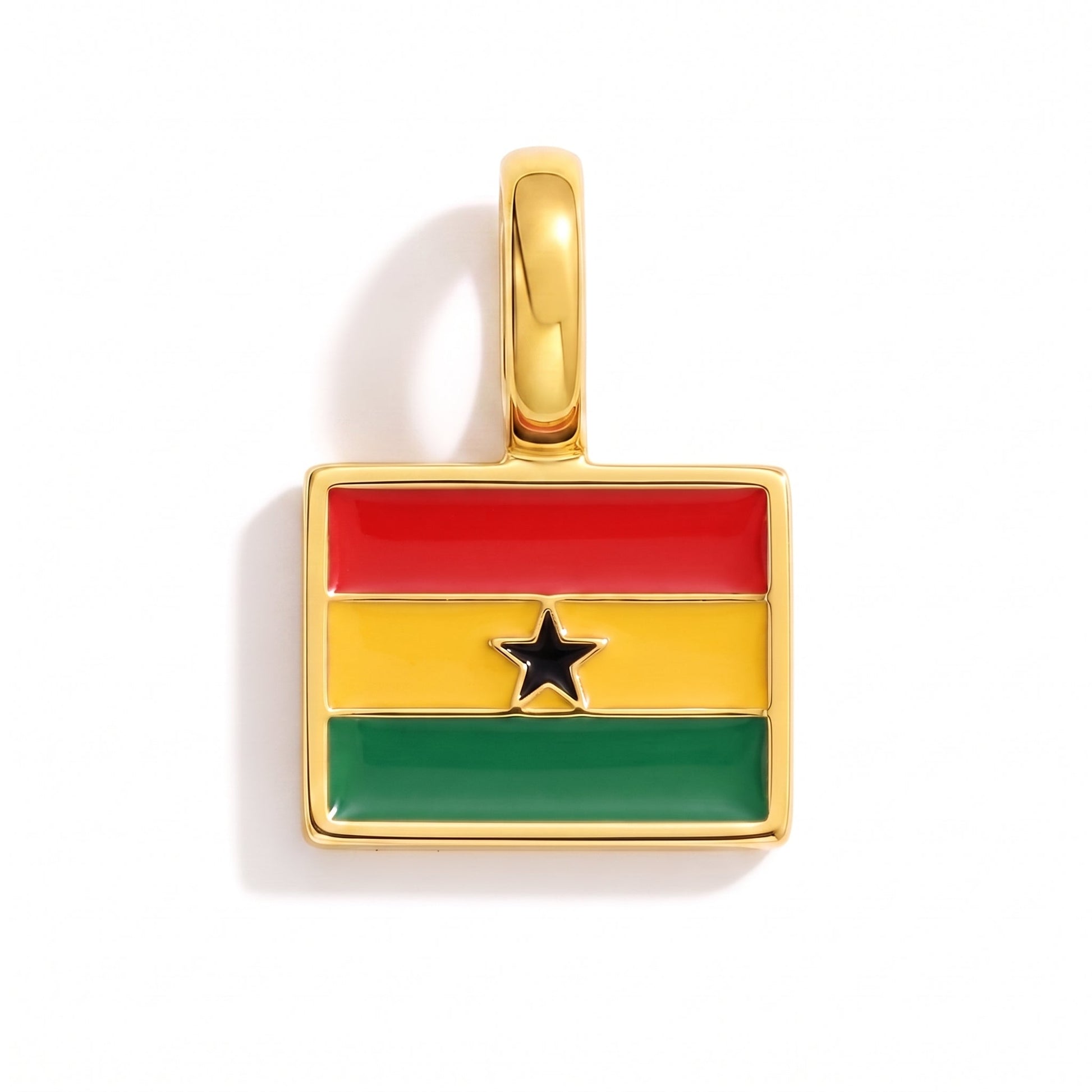 Charm ghana – square gold