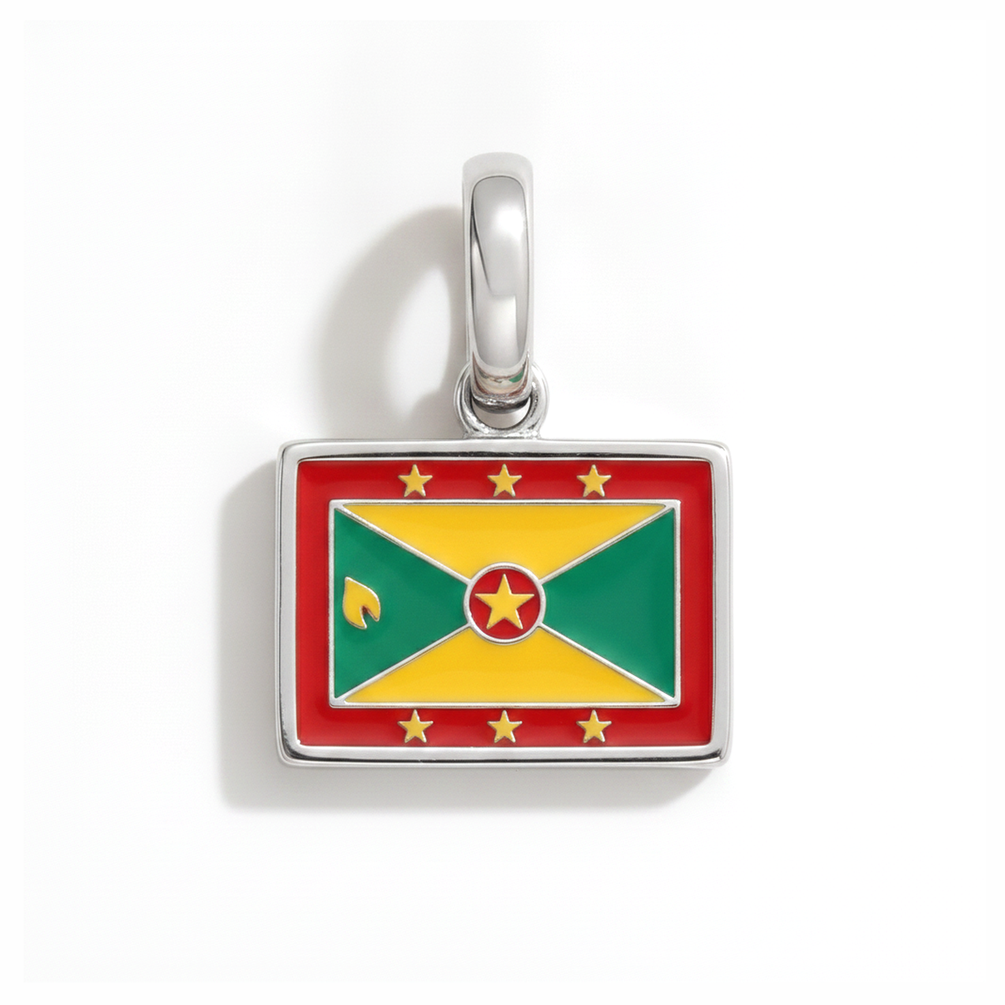 Charm grenada – square silver