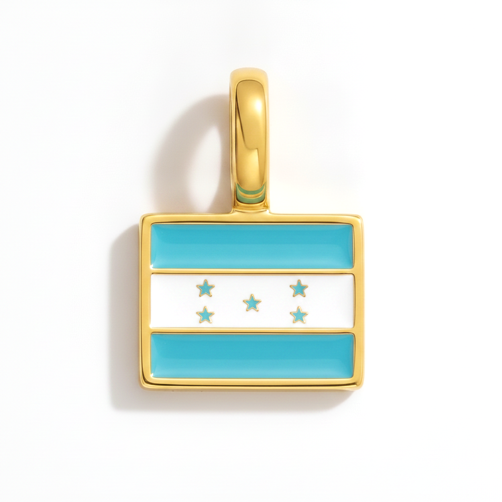 Charm honduras – square gold