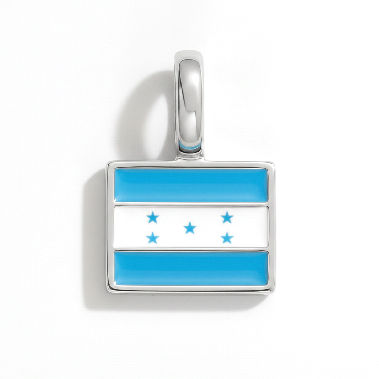 Charm honduras – square silver
