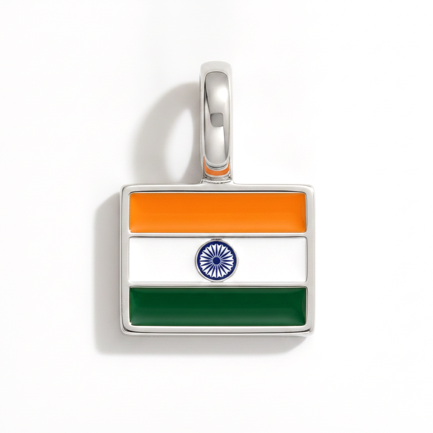 Charm india – square silver