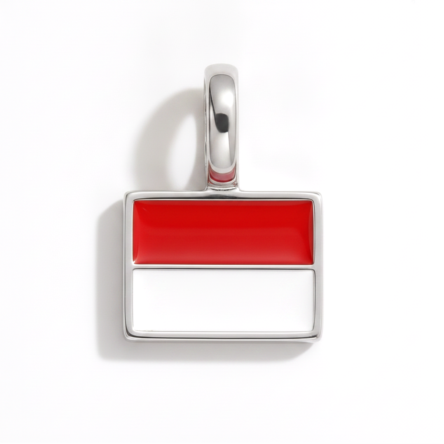 Charm indonesia – square silver