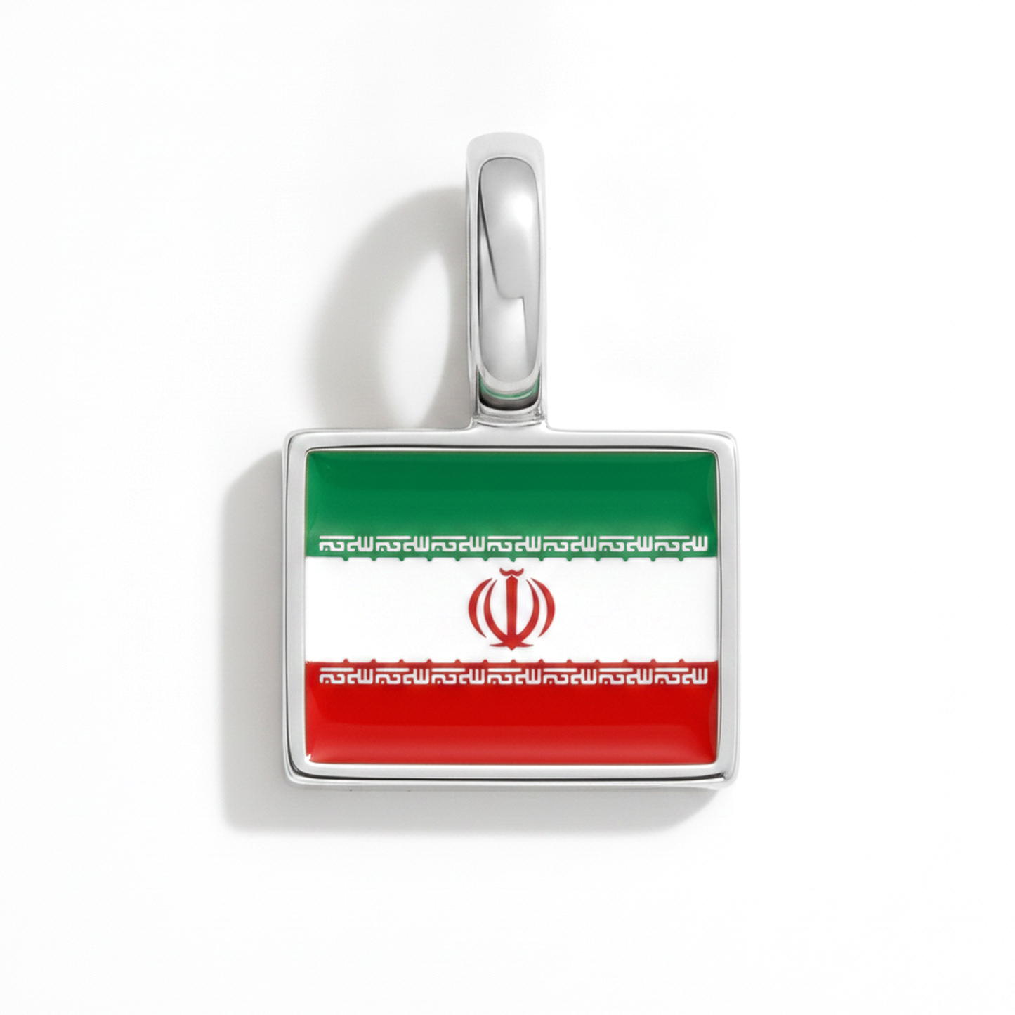 Charm iran – square silver
