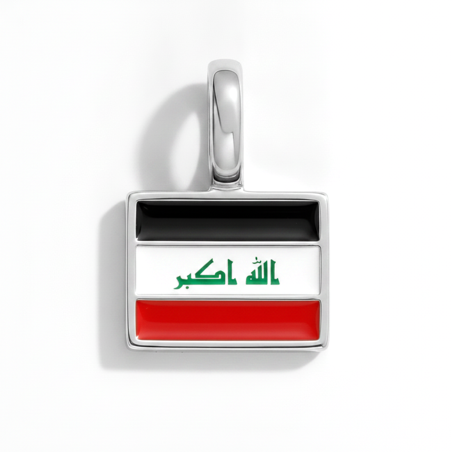 Charm iraq – square silver