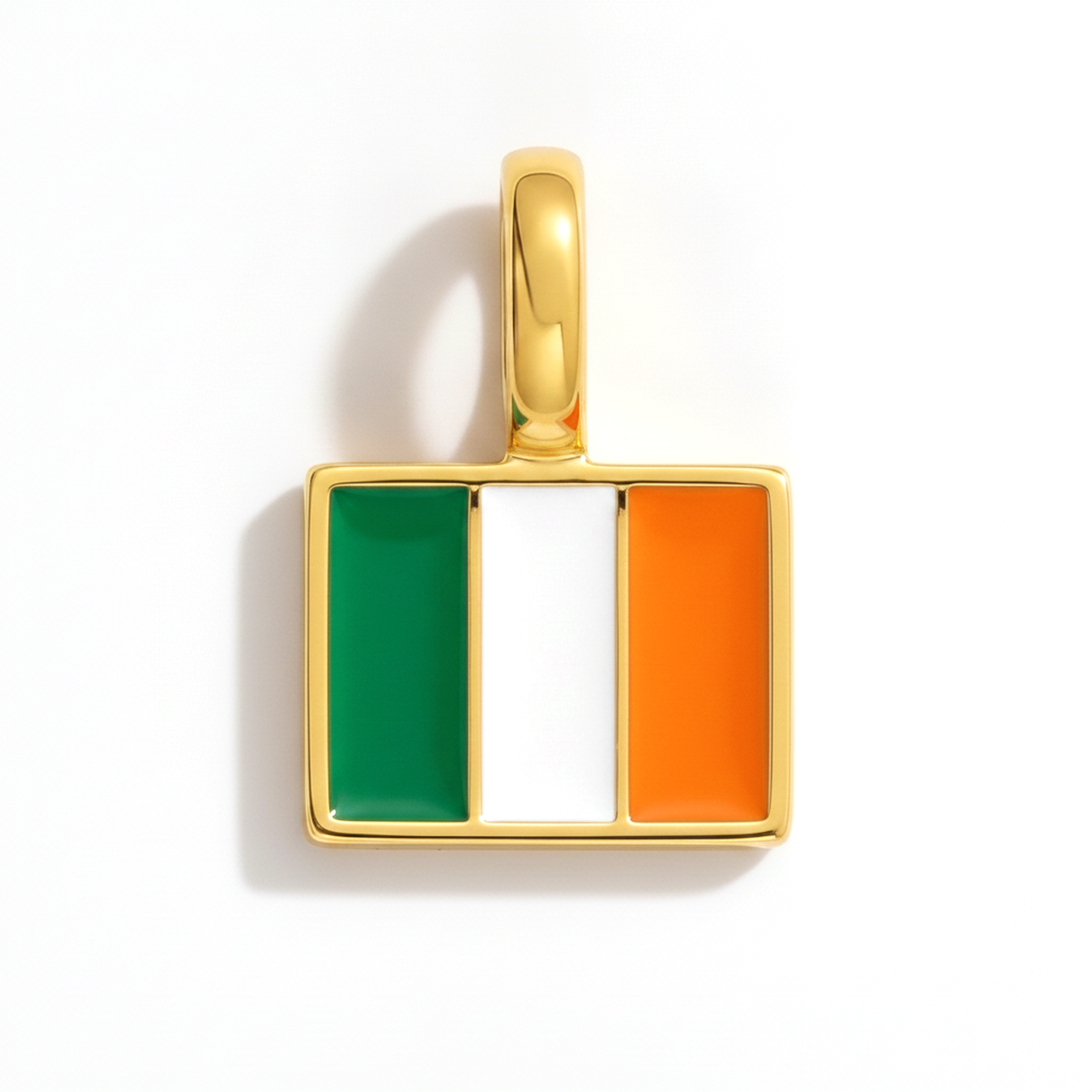 Charm ireland – square gold