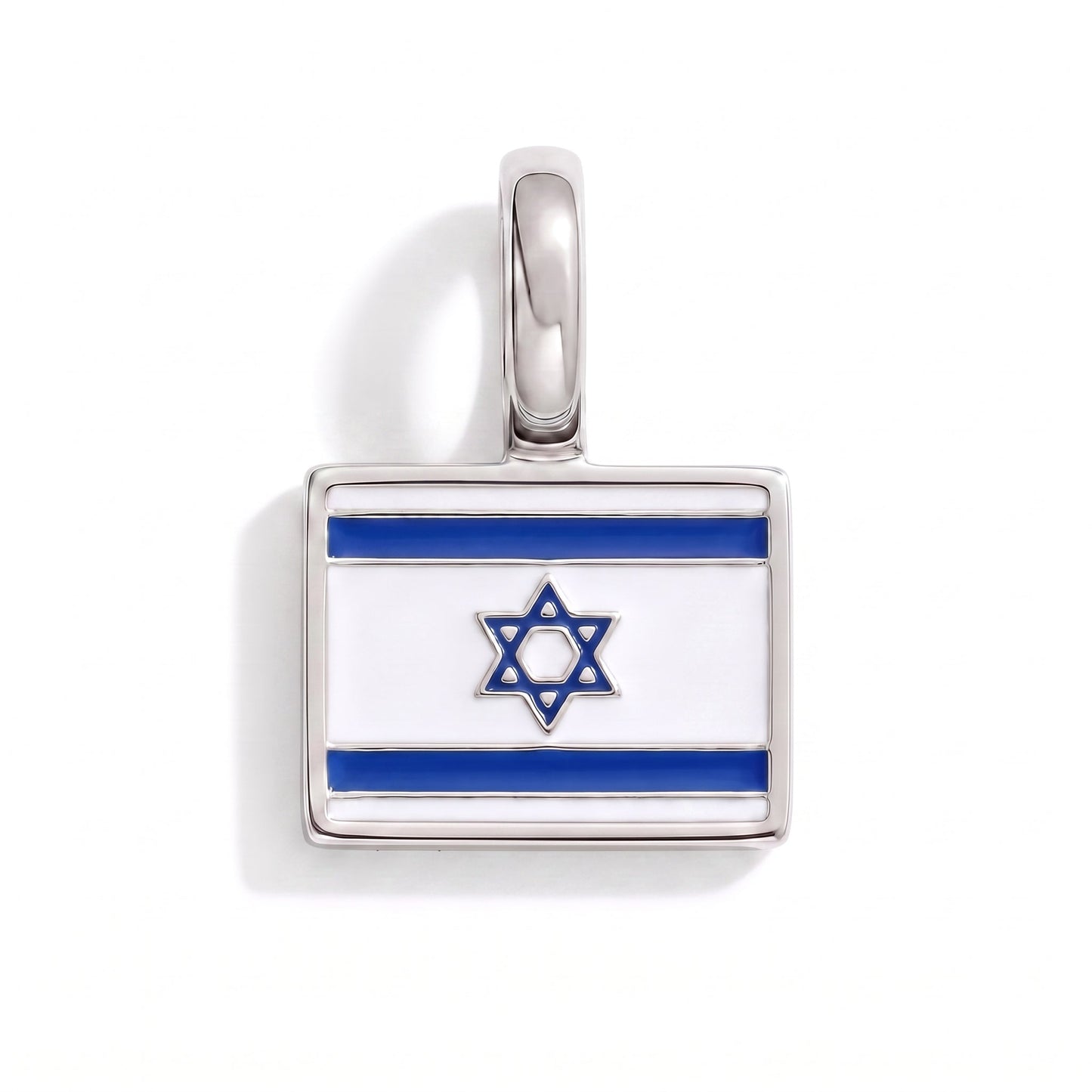Charm israel – square silver
