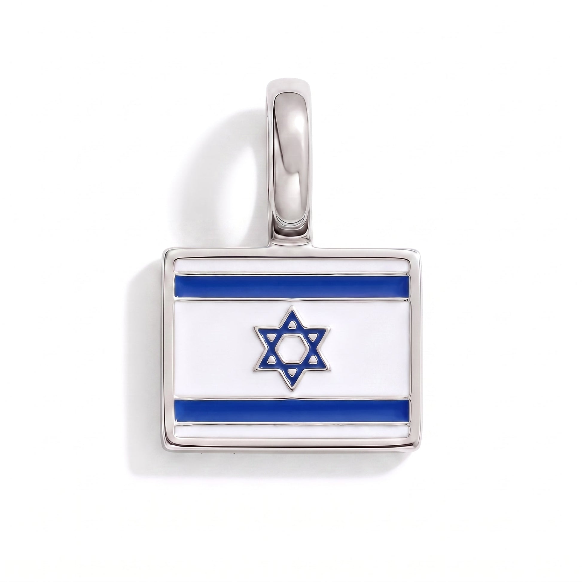 Charm israel – square silver