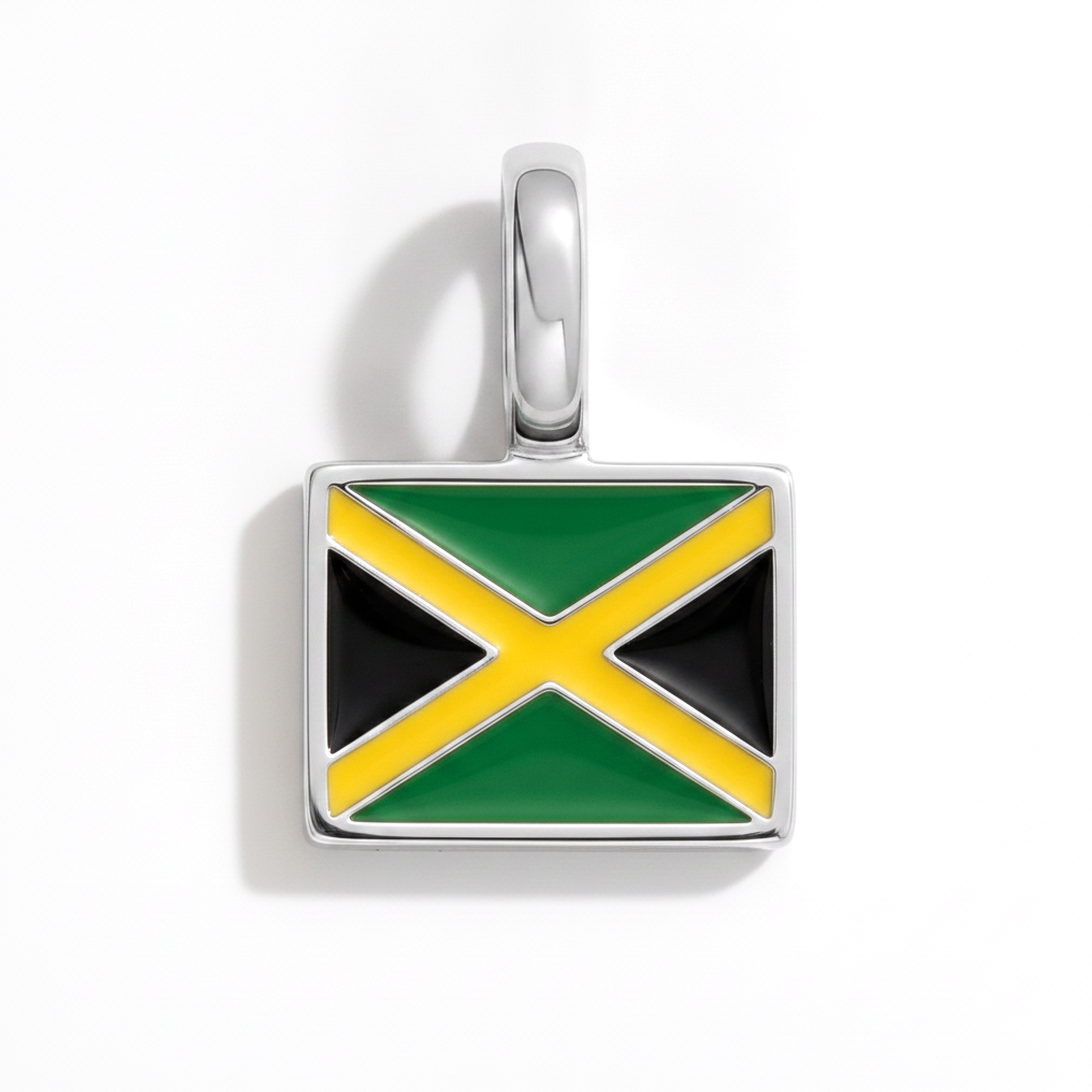 Charm jamaica – square silver